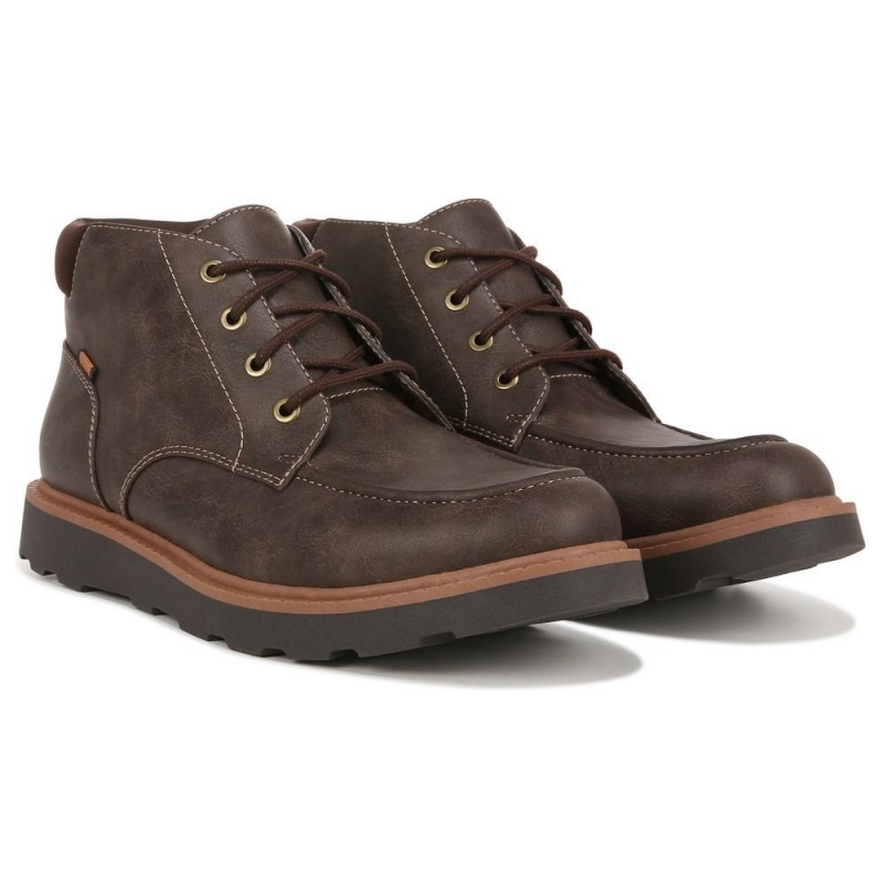 Dr. Scholl\'s Maplewood Chukka Schnürstiefel Herren Braun | 269845-QZN