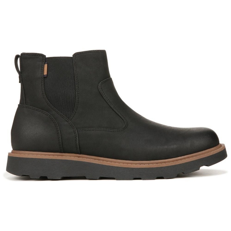 Dr. Scholl's Marcus Chelsea Lug Sole Boots Herren Schwarz | 960418-ZSM