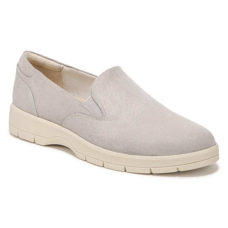 Dr. Scholl's Next One Medium/Weite Slip On Sneakers Damen Grau | 739140-DCQ