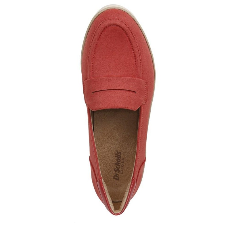 Dr. Scholl's Nice Day Medium/Weite Halbschuhe Damen Rot | 789130-LUR