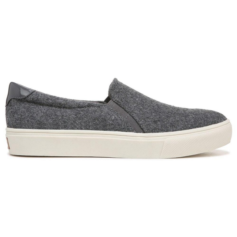 Dr. Scholl's Nova Slip On Sneakers Damen Dunkelgrau | 716035-QHA