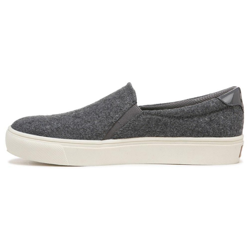 Dr. Scholl's Nova Slip On Sneakers Damen Dunkelgrau | 716035-QHA