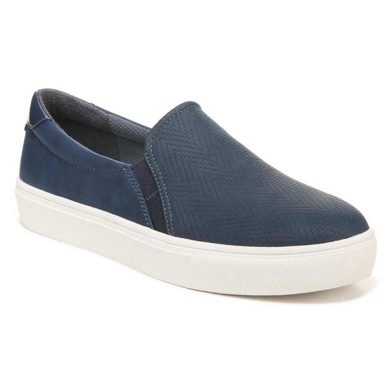 Dr. Scholl's Nova Slip On Sneakers Damen Navy Blau | 608972-DLJ