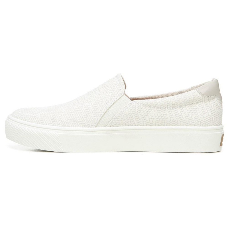 Dr. Scholl's Nova Slip On Sneakers Damen Weiß Schlangenoptik | 549362-BTH