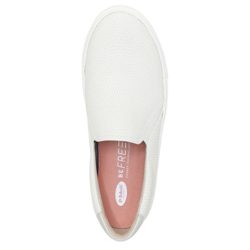 Dr. Scholl's Nova Slip On Sneakers Damen Weiß Schlangenoptik | 549362-BTH