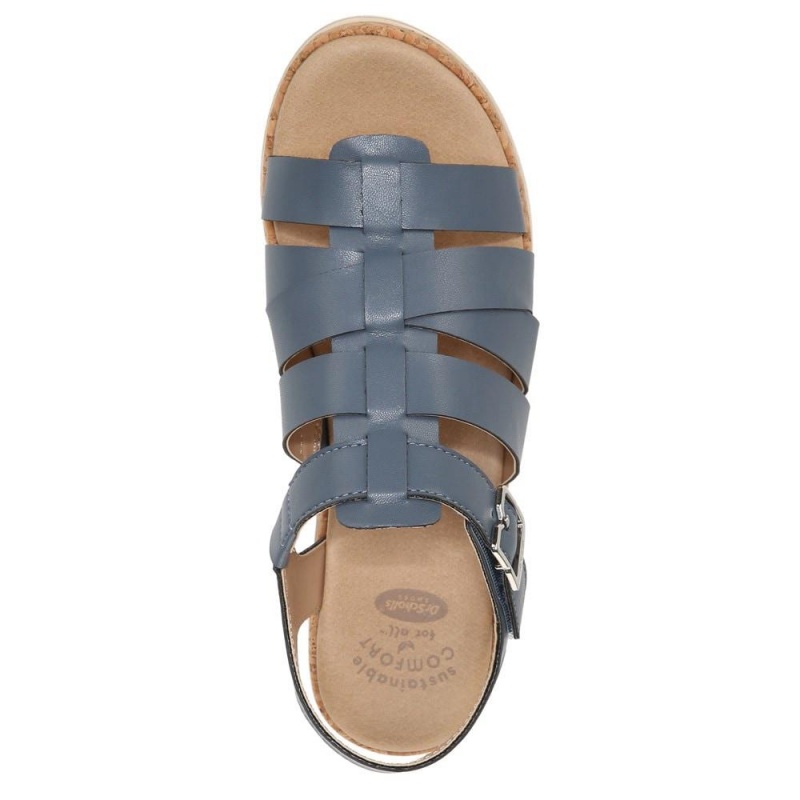 Dr. Scholl's Only You Plateausandalen Damen Blau | 965103-TYF