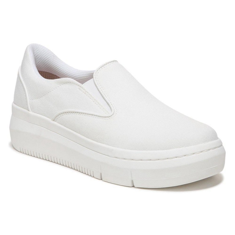 Dr. Scholl's Savoy Plattform Slip On Sneakers Damen Weiß | 075619-ZRK