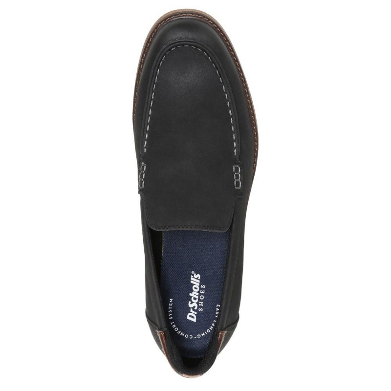 Dr. Scholl's Sync Up Moc Halbschuhe Herren Schwarz | 612043-VTF