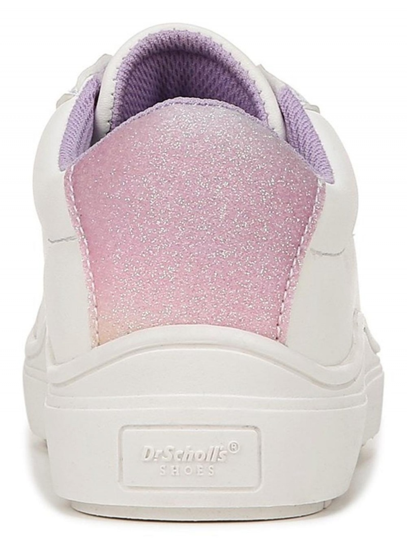 Dr. Scholl's Time Off Little Lace Up Sneakers Mädchen Weiß Rosa | 547601-AJT