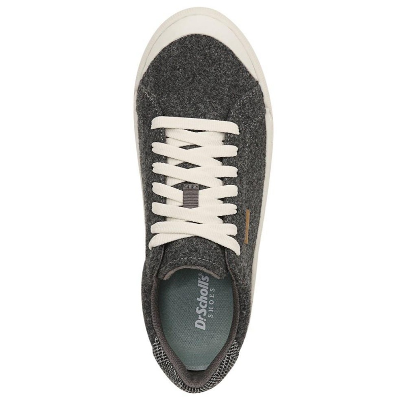 Dr. Scholl's Time Off Spitze Up Plateau Sneaker Damen Grau | 912054-MOP