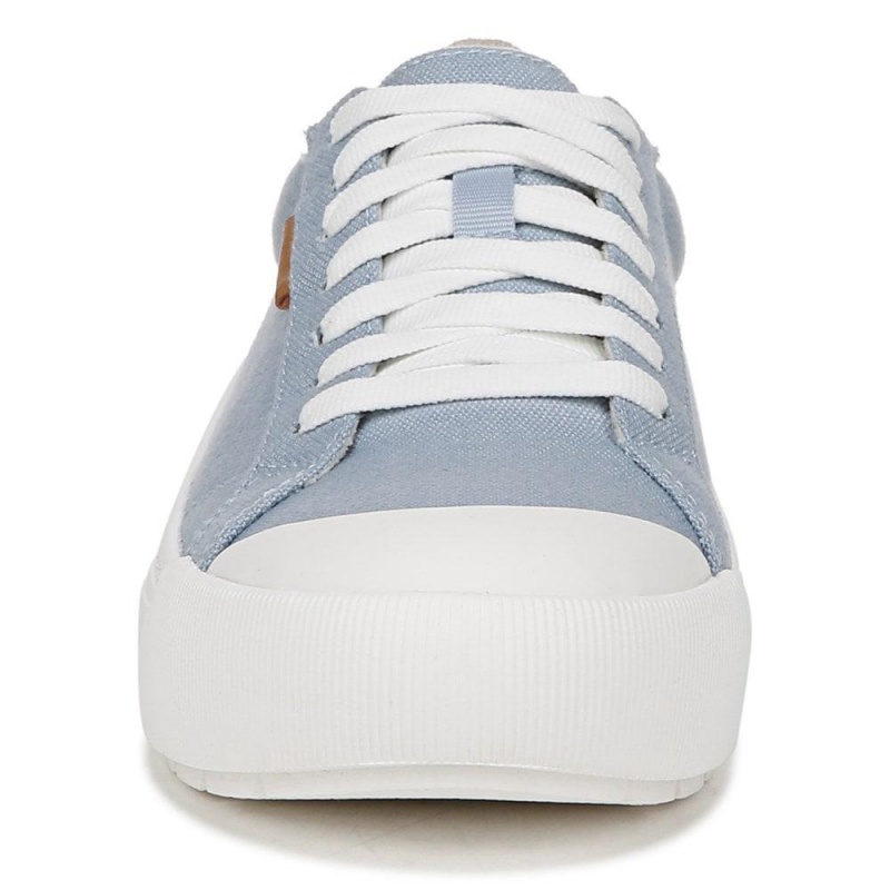 Dr. Scholl's Time Off Spitze Up Plateau Sneaker Damen Blau | 982471-QDT