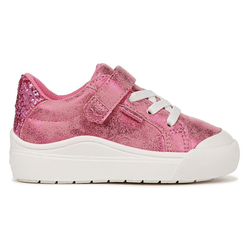 Dr. Scholl's Time Off Toddler/Little Lace Up Sneakers Mädchen Rosa | 587290-TDQ