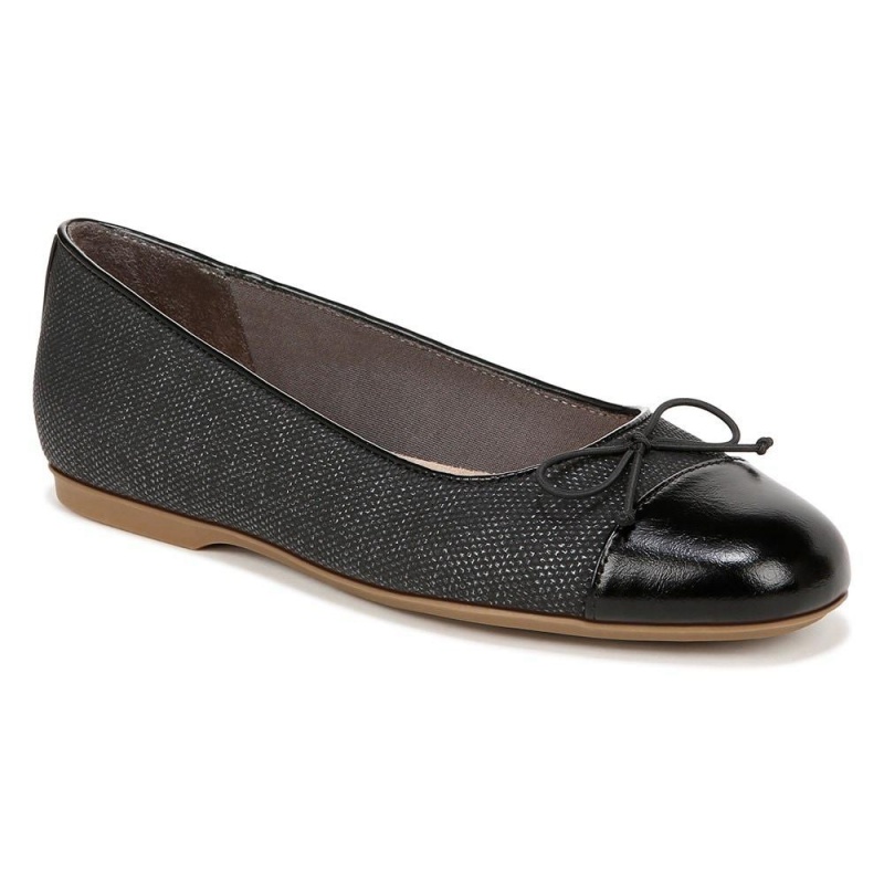 Dr. Scholl's Wexley Bow Ballerinas Damen Schwarz | 207459-XSJ