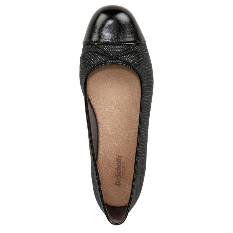 Dr. Scholl's Wexley Bow Ballerinas Damen Schwarz | 207459-XSJ